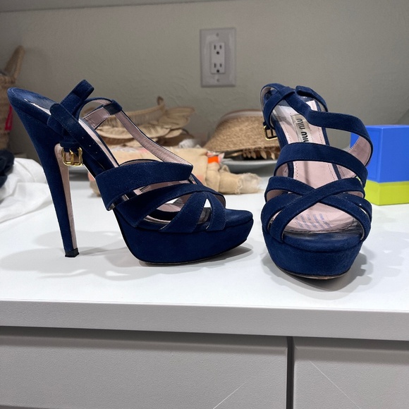 Miu Miu platform heels - Picture 1 of 4